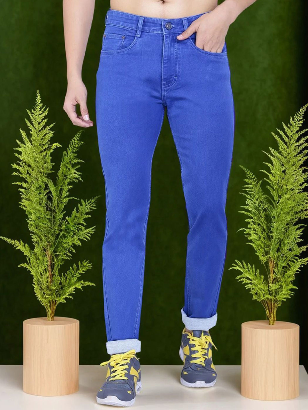 AWACK Men Comfort Regular Fit Stretchable Jeans
