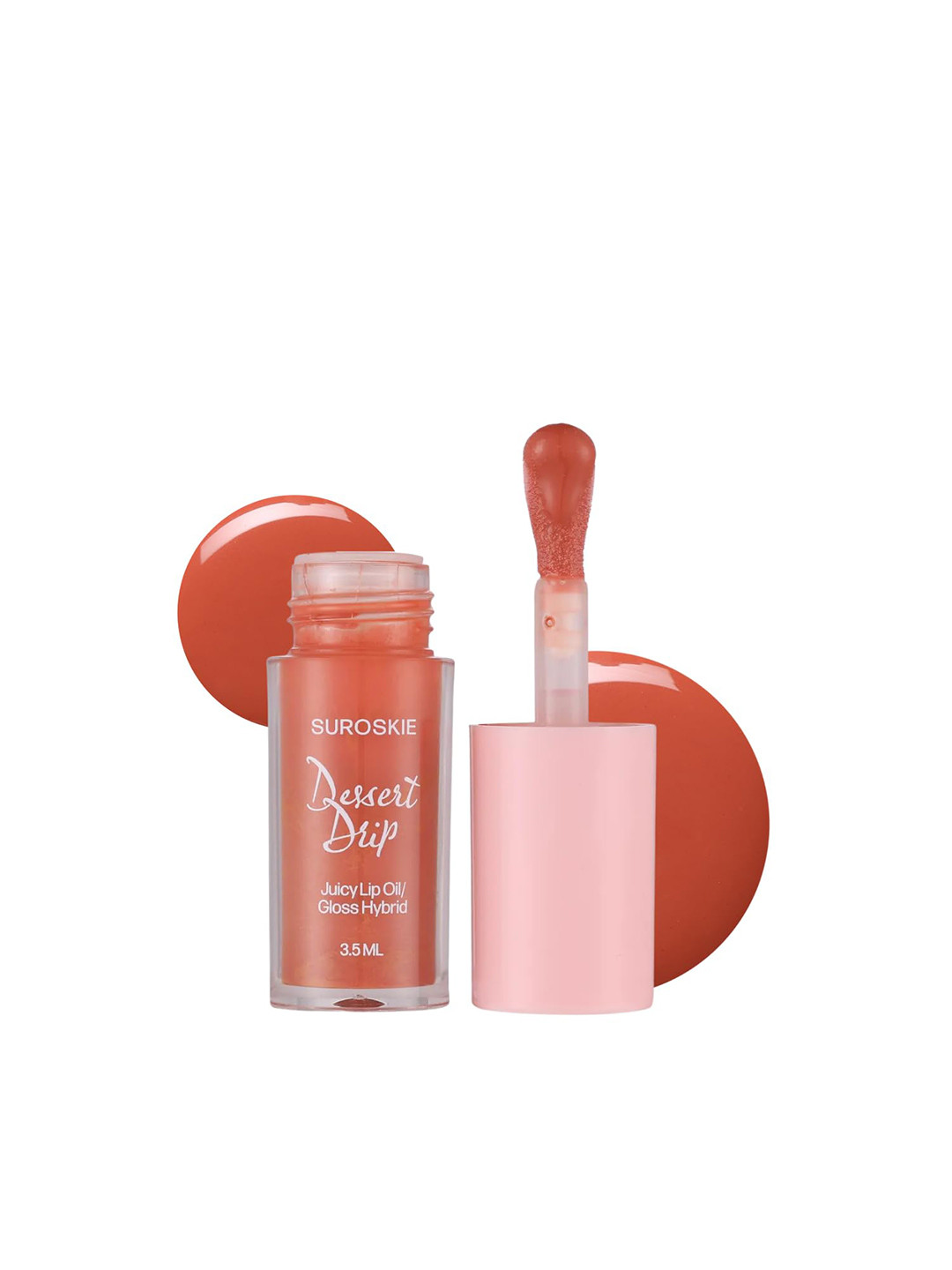 SUROSKIE Red Dessert Drip Lip Oil For Glossy Lips - Croissant Kiss 3.5ml