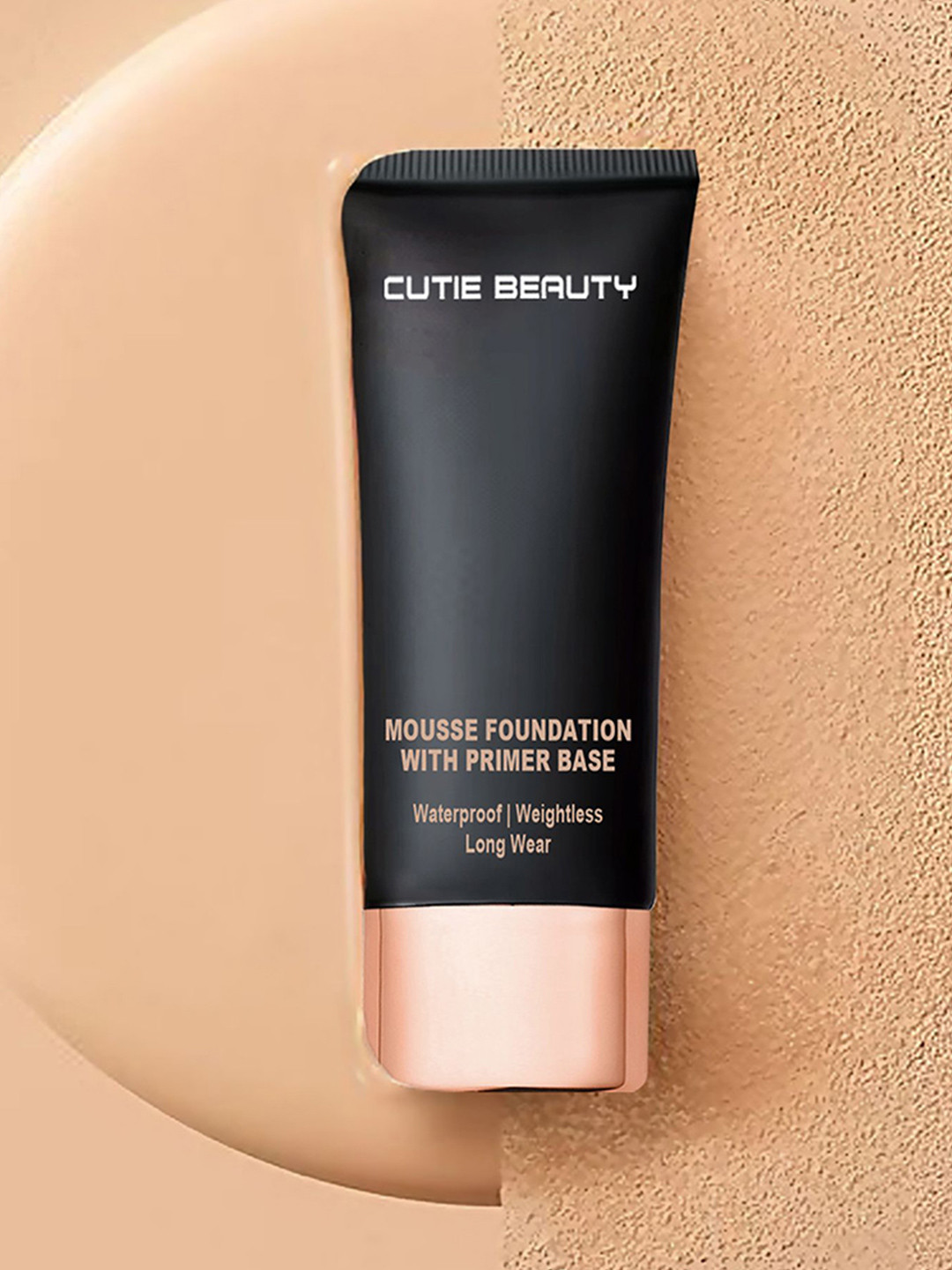 CUTIE BEAUTY Mousse Foundation With Primer Base -30 ml Shade 03