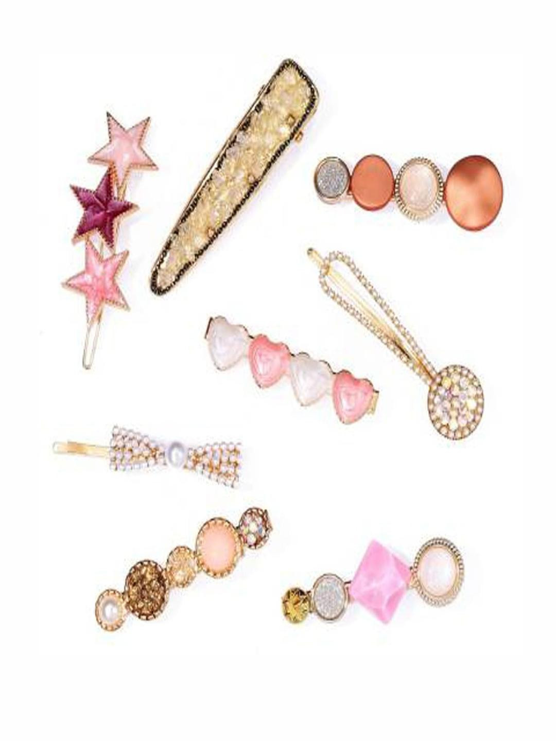 BBY2YNG Women Pack Of 8 Hair Clips