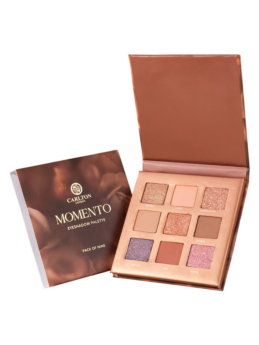 Carlton London 9 Shade Matte Finish Eyeshadow Palette - 9 g -Momento