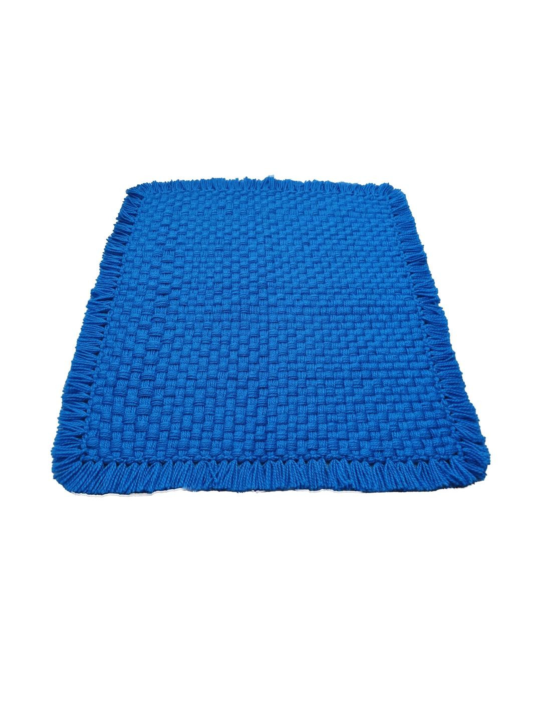 Jaipur Woollen Handicraft Blue  Prayer Mat