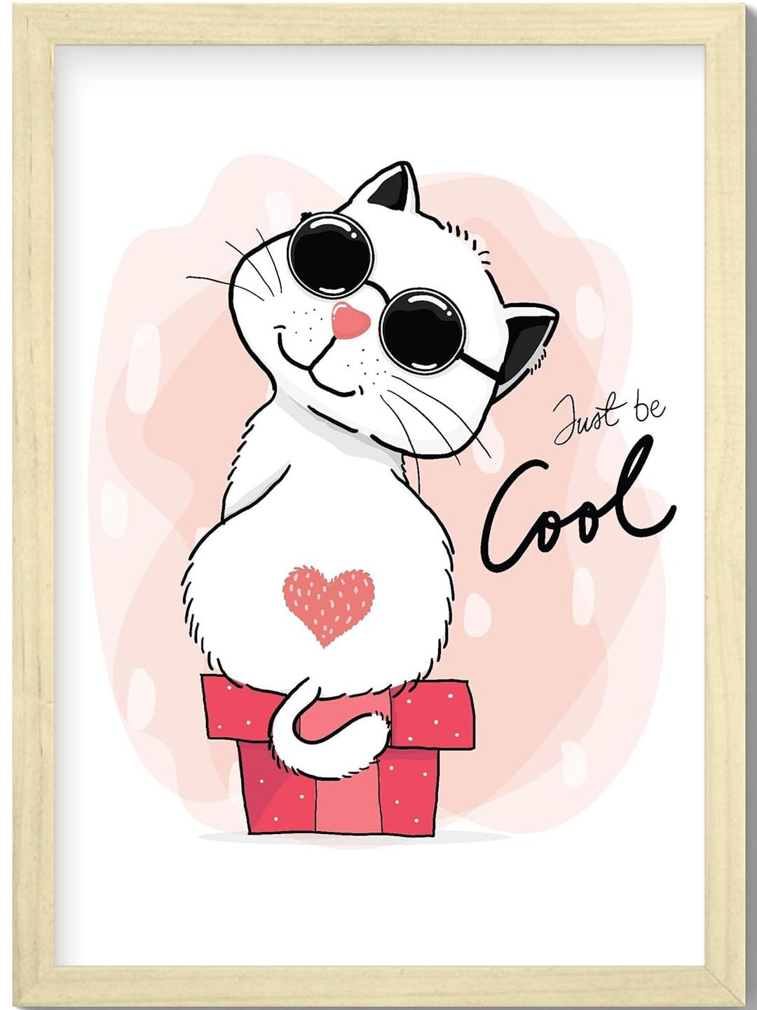 TAGVE Swag Savage Cat Wall Art