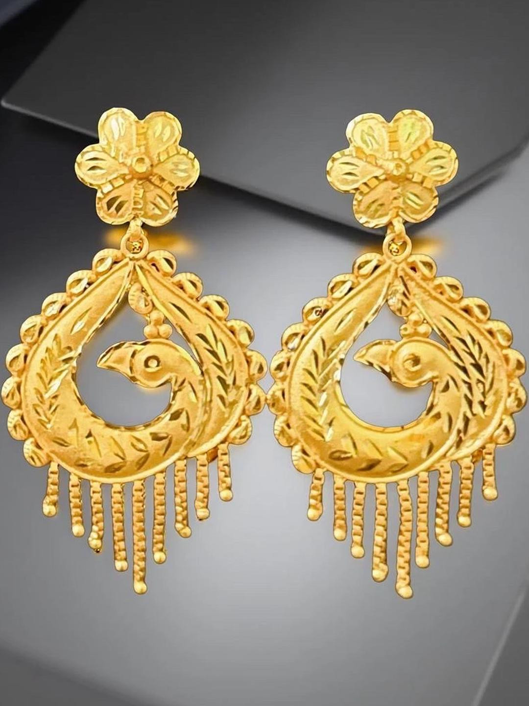 Soumi Store Gold-Plated Copper Jhumkas