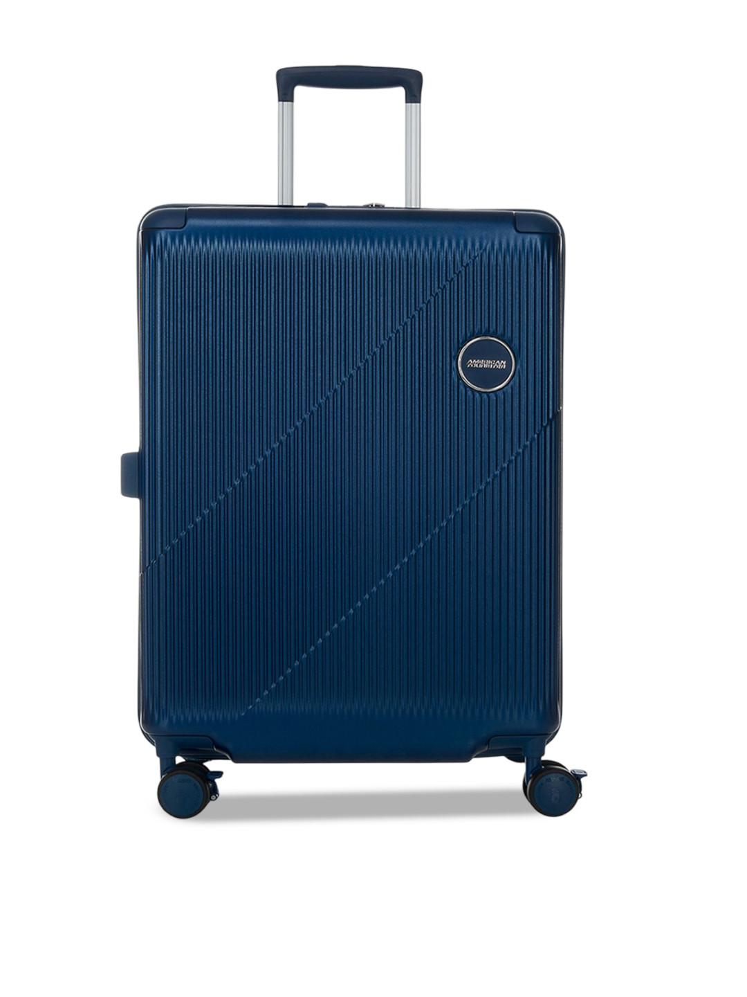 AMERICAN TOURISTER Textured Hard-Sided Water Resistant Large Trolley Bag