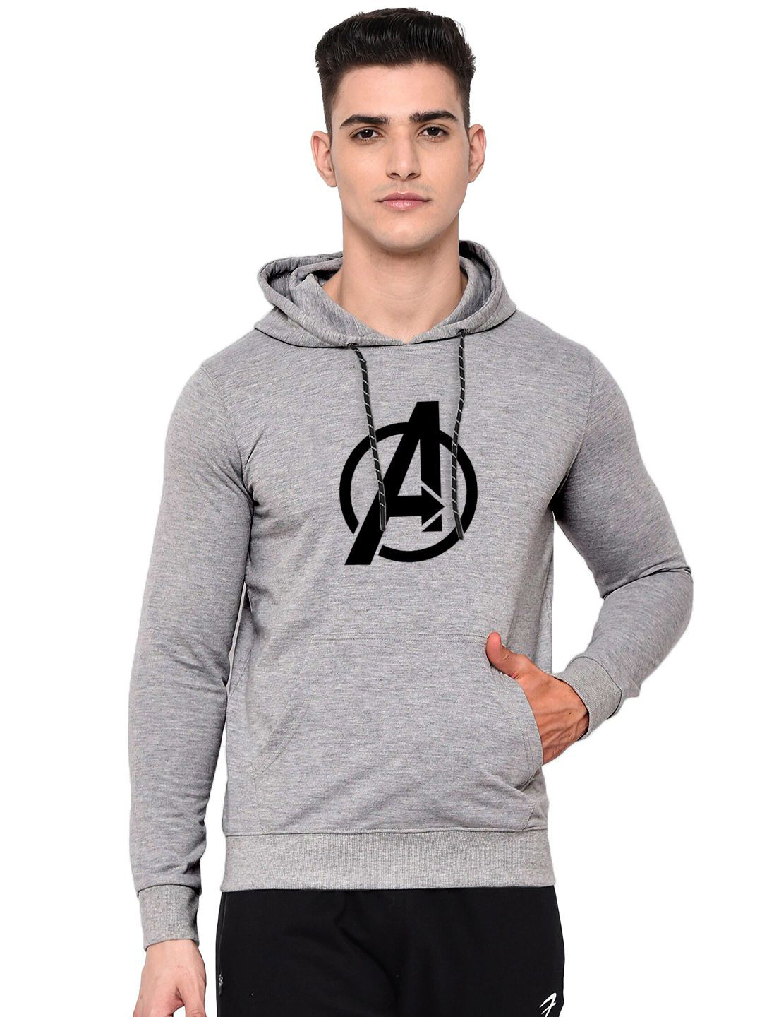 Marvel Avengers Graphic Hooded Sweatshirt for Men