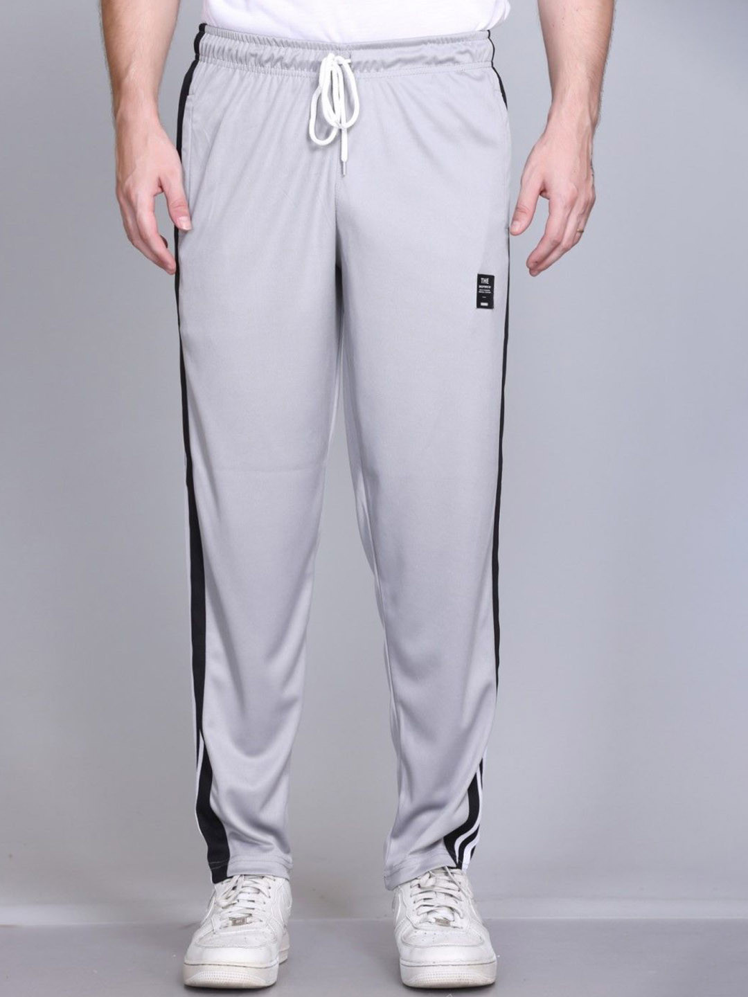 HVBK Men Anti Odour Regular Fit Side Stripes Track Pants
