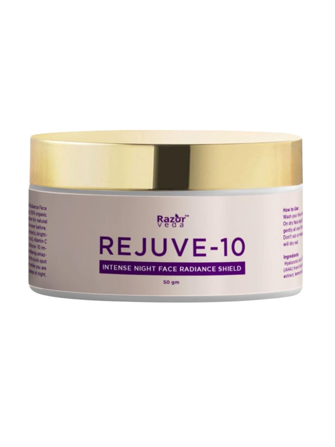 Razorveda Rejuve-10 Intense Night Cream With Papaya - 50 g