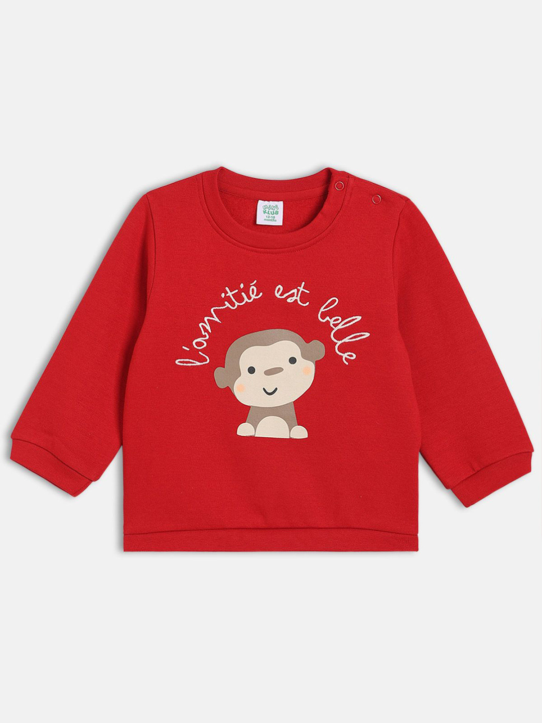 MINI KLUB Boys Graphic Printed Pullover Sweatshirt
