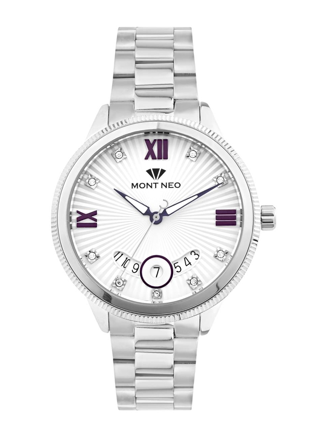 MONT NEO Women Stainless Steel Bracelet Style Straps Analogue Watch 4506E-M1103