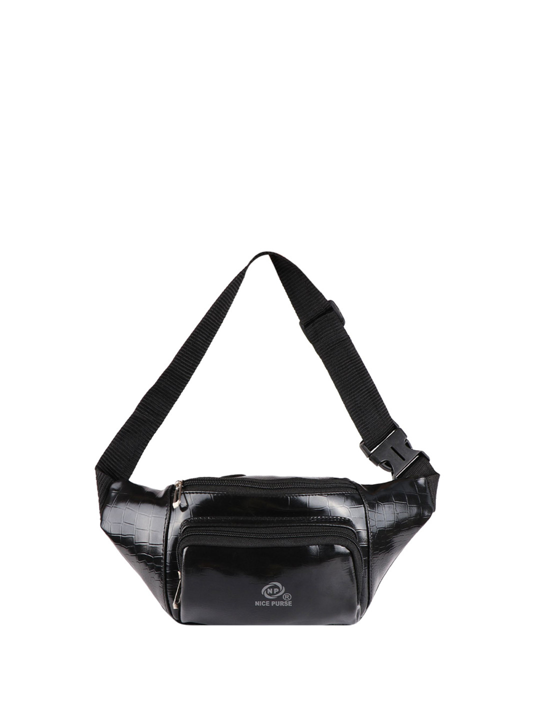 NICE PURSE Men Textured Waist Pouch