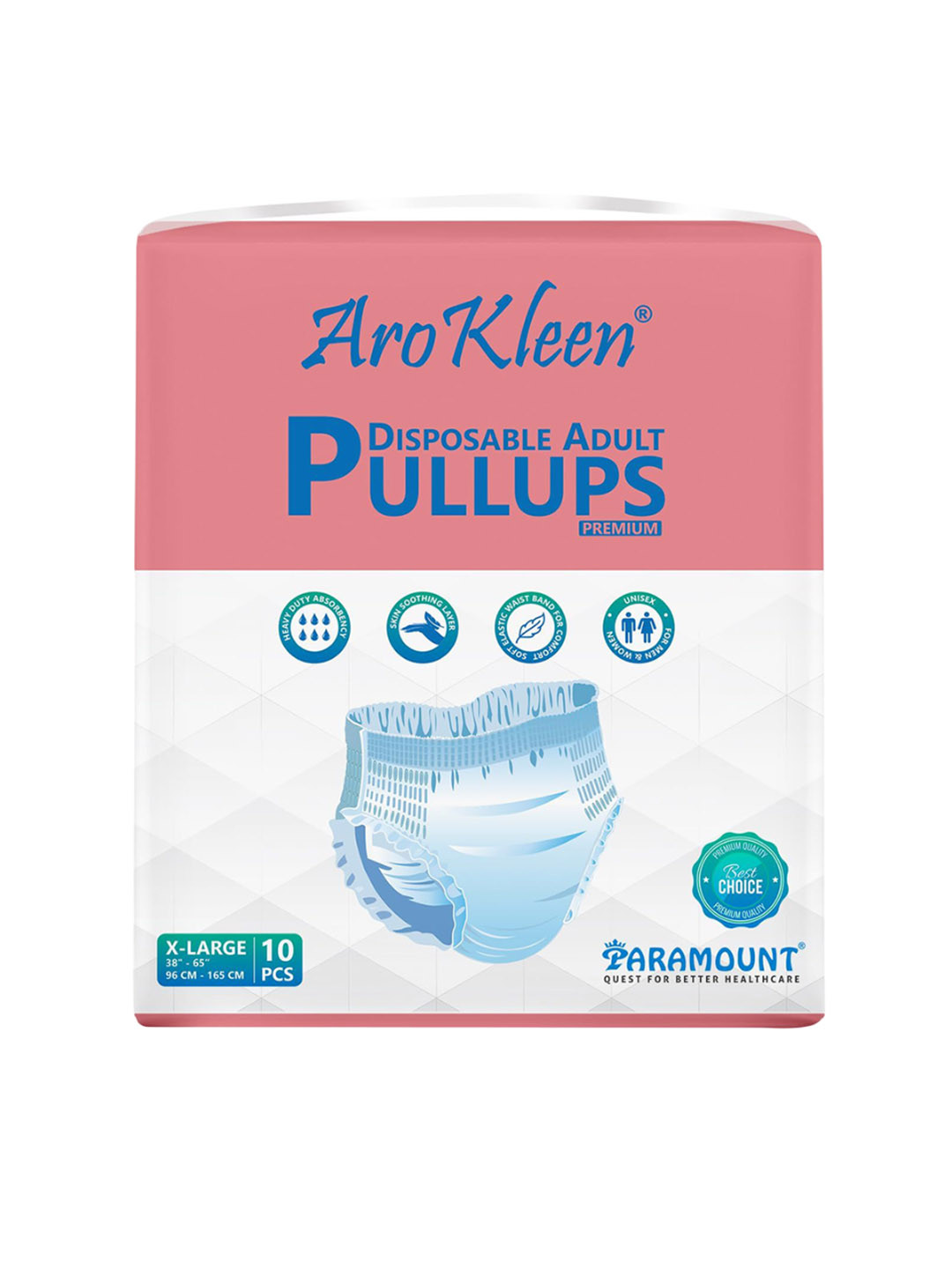 Arokleen Disposable Adult Pullups Diapers - 10 Pcs Each - XL