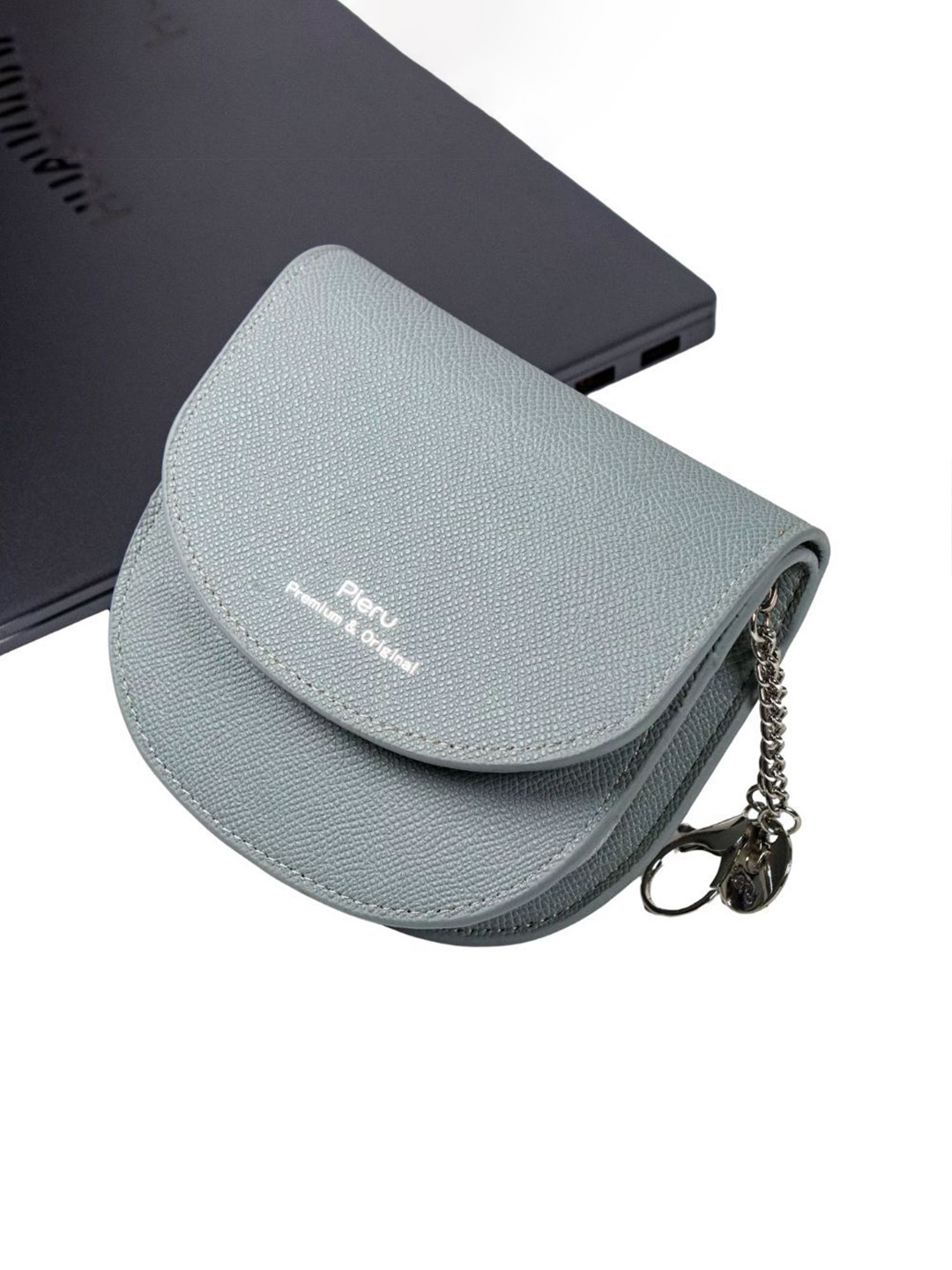 Pieru Women Textured Envelope Wallets With Button Closure