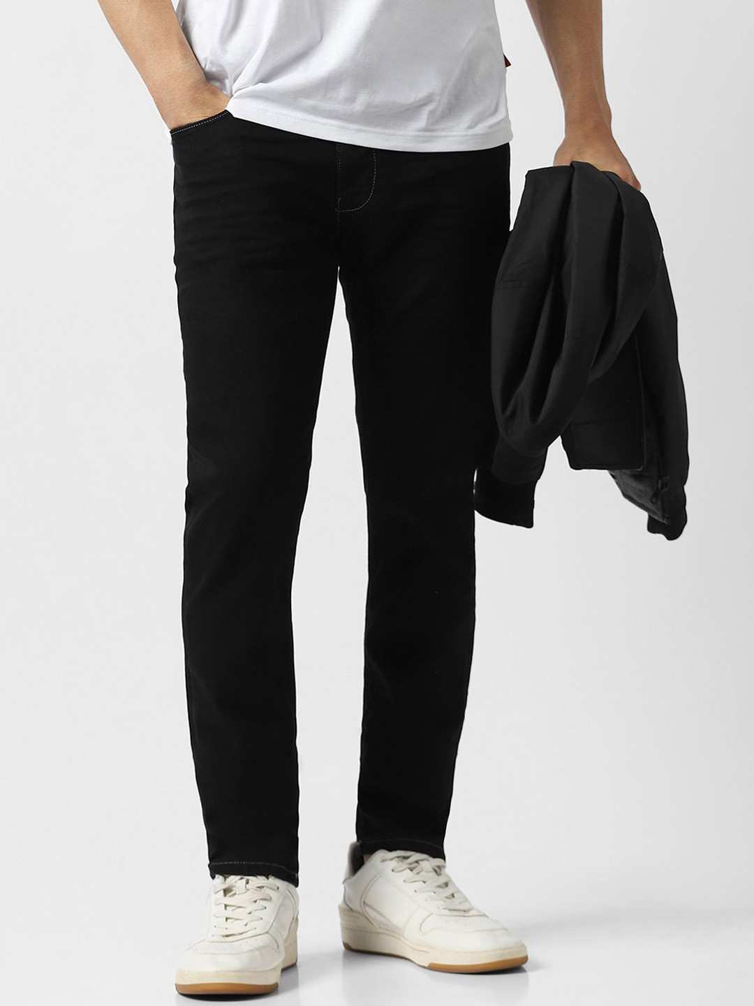 VAN HEUSEN DENIM LABS Men Regular Fit Mid-Rise Jeans