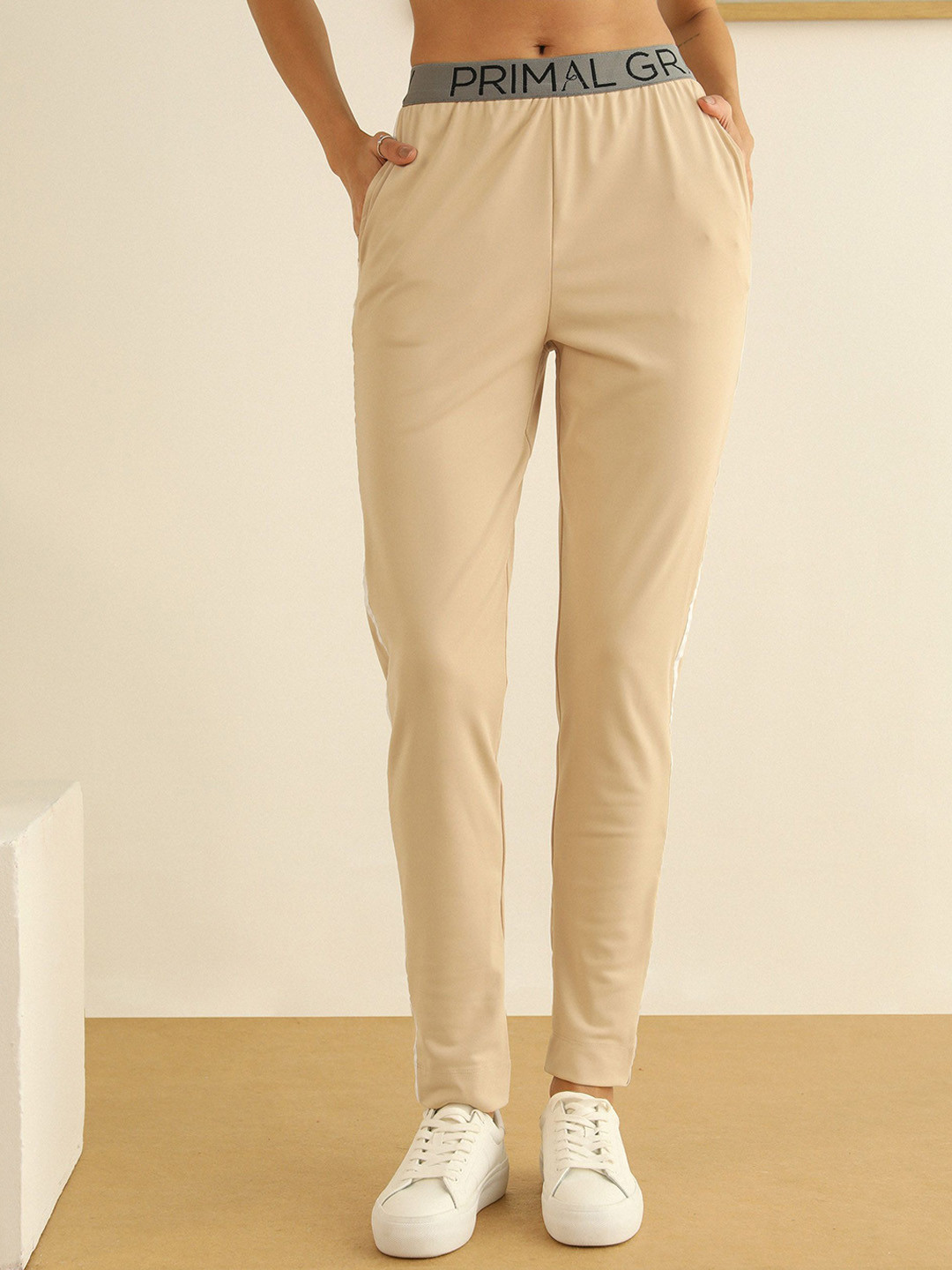 PRIMAL GRAY Women Regular Fit Mid-Rise Original Easy Wash Trousers