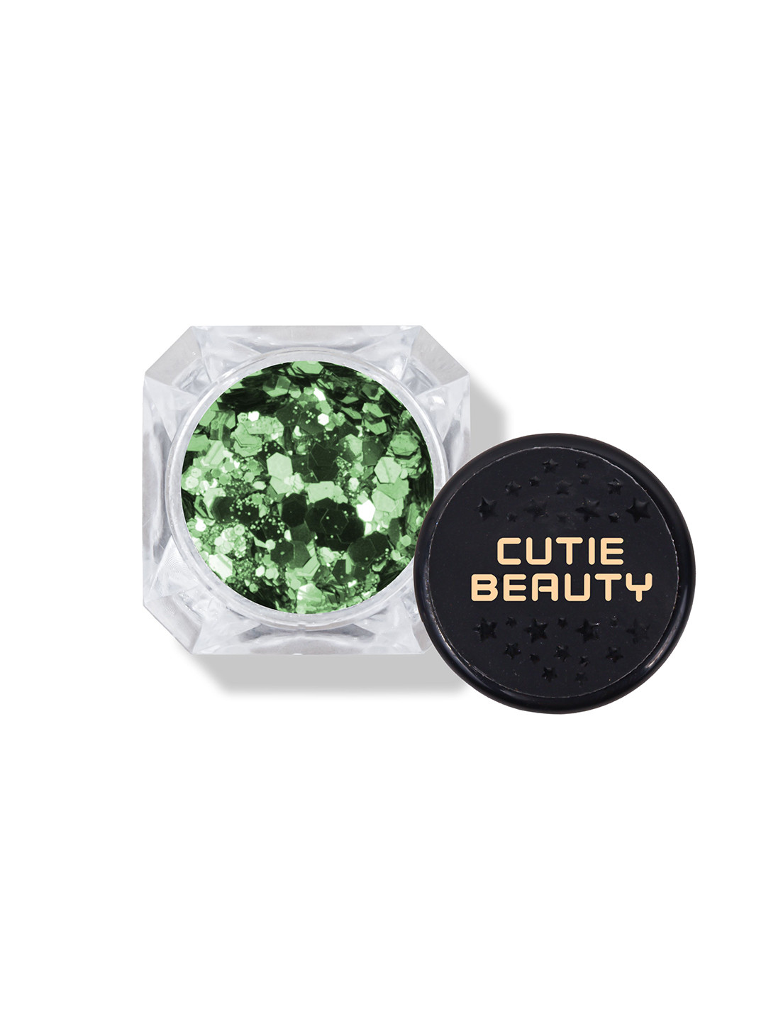 CUTIE BEAUTY Women Long Lasting Glitter Eye Shadow - 20 g -307-Light Green