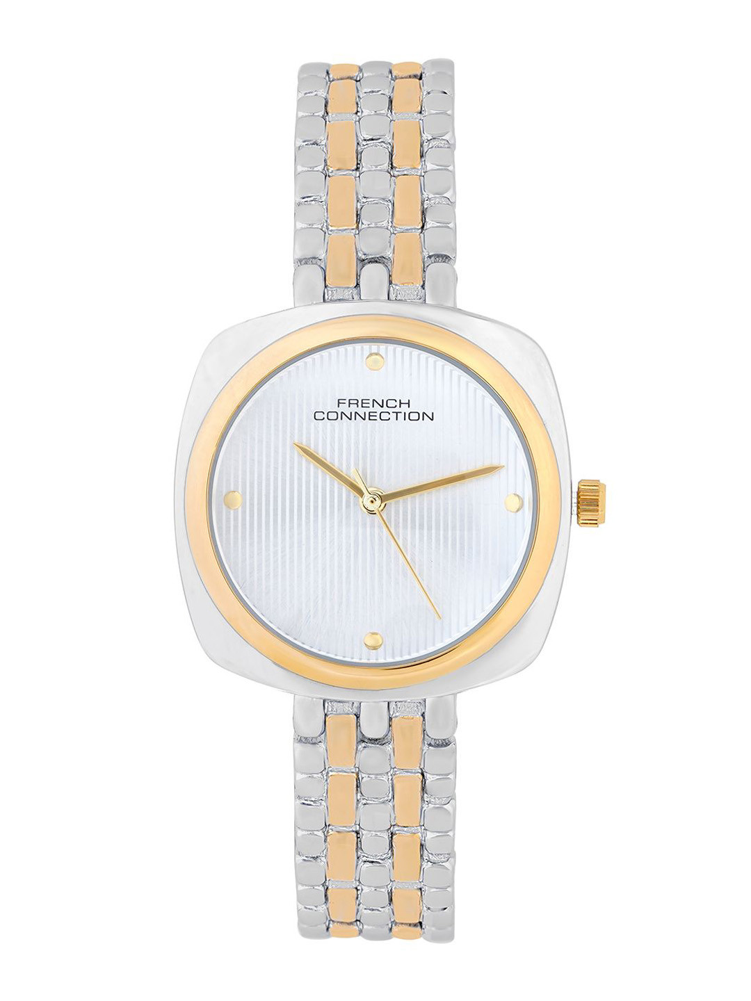 French Connection Women Textured Dial & Bracelet Style Straps Analogue Watch FCN0143TM