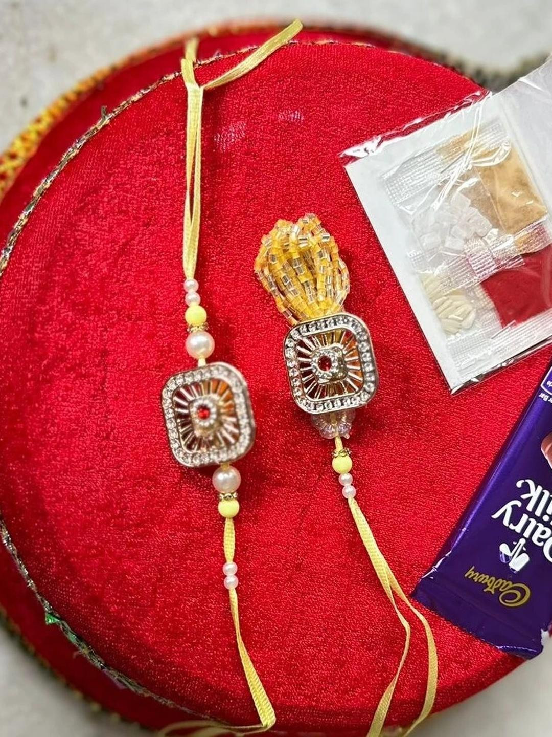DRPSHIP Set of 2 Rakhi
