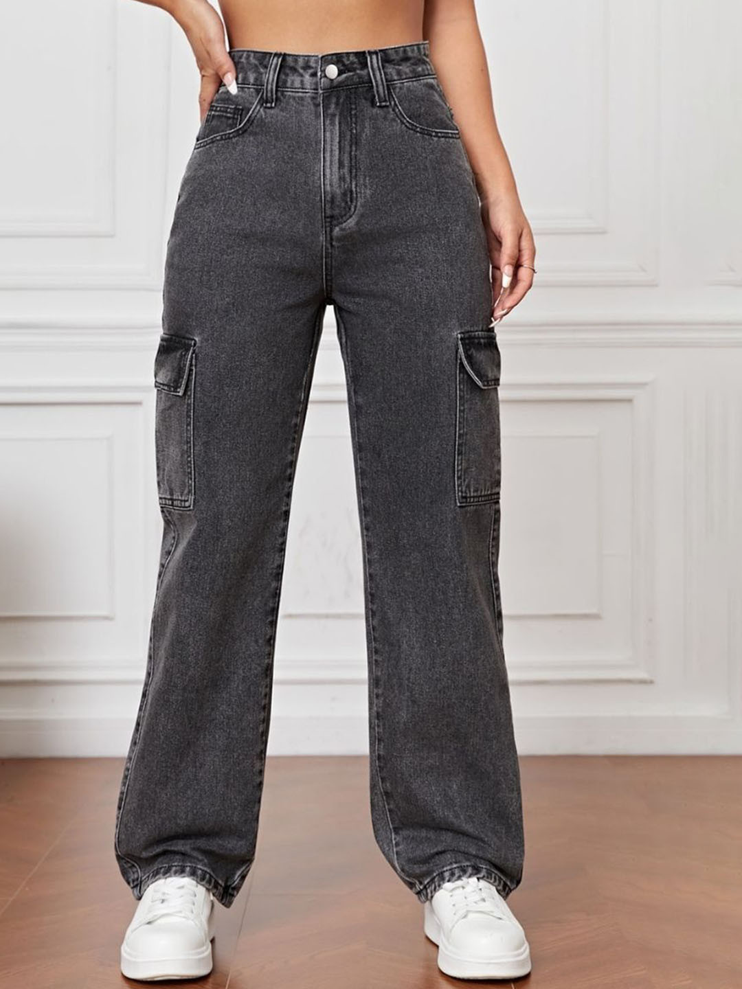 NUCOUTHS Women Regular Fit High-Rise Jeans