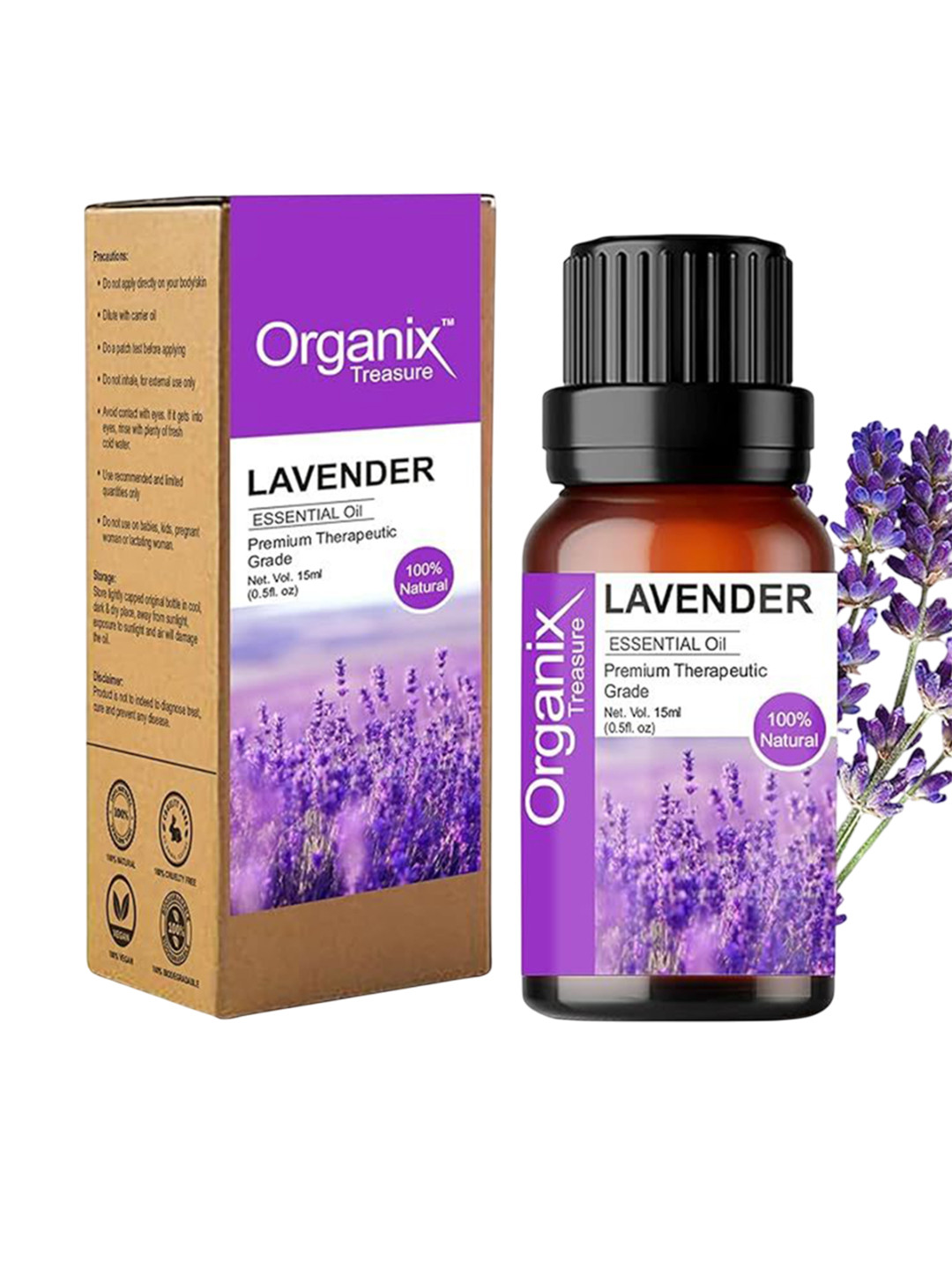 Organix Treasure Lavender Essential Oil - 15 ml
