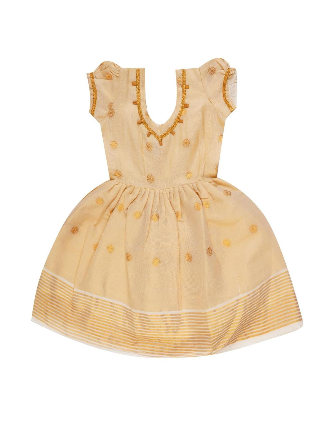 SKV ETHNIVERSE Girls Fit & Flare Dress