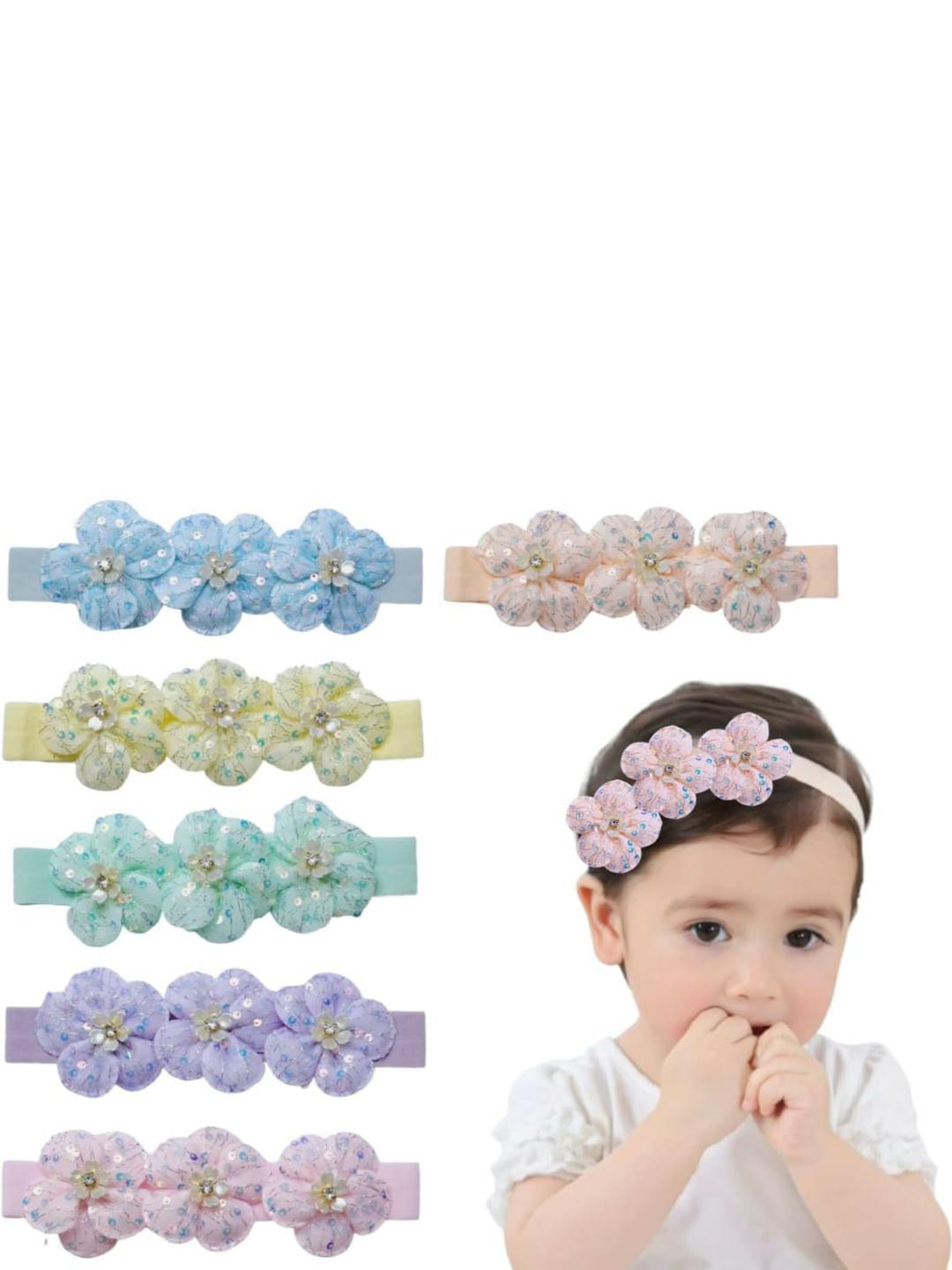 Medbuddy Girls Set of 4 Hairband