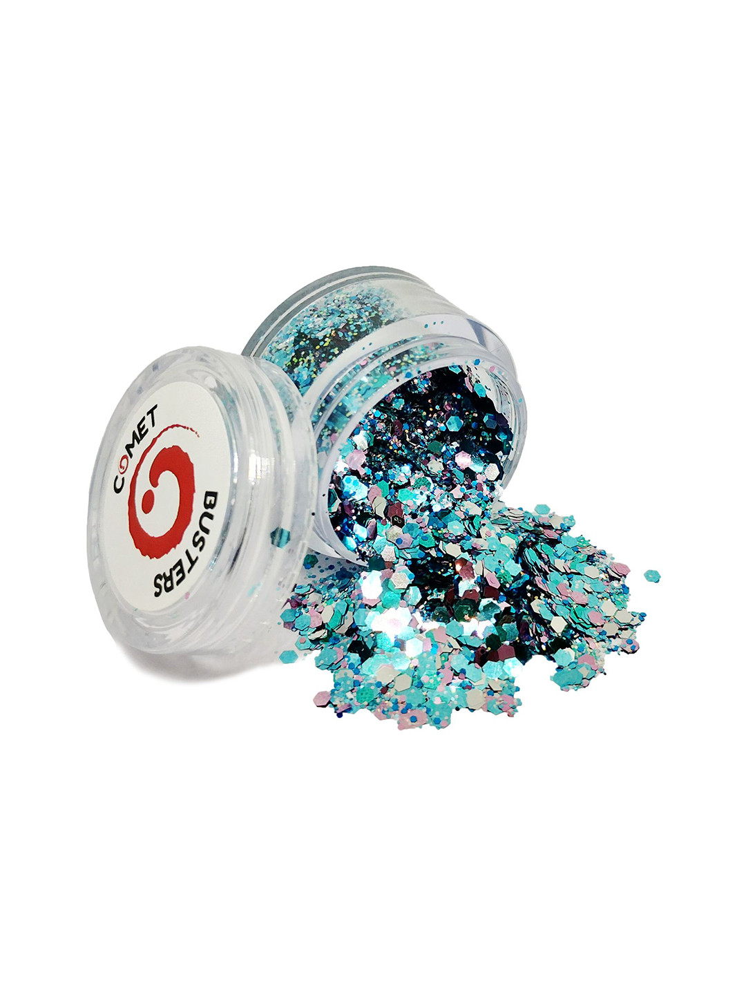 Comet Busters Chunky Glitter Shimmer Body & Eyeshadow - 5g - Teal