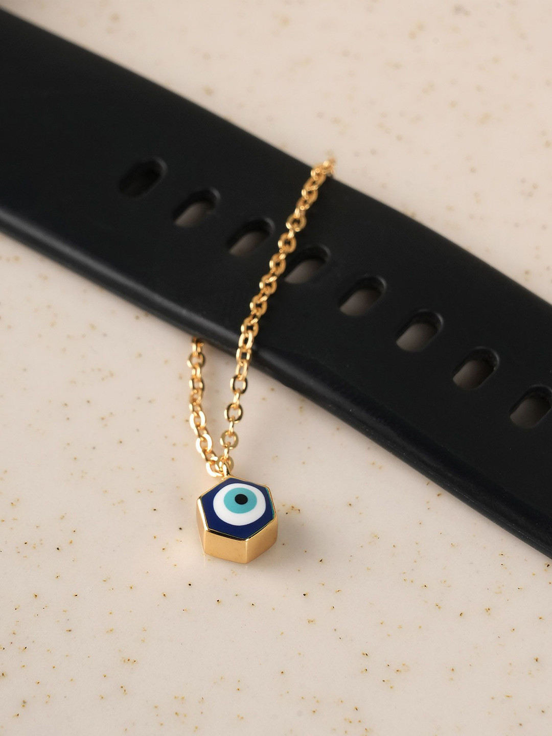 PALMONAS 925 Sterling Silver Evil Eye Grace Watch Charm