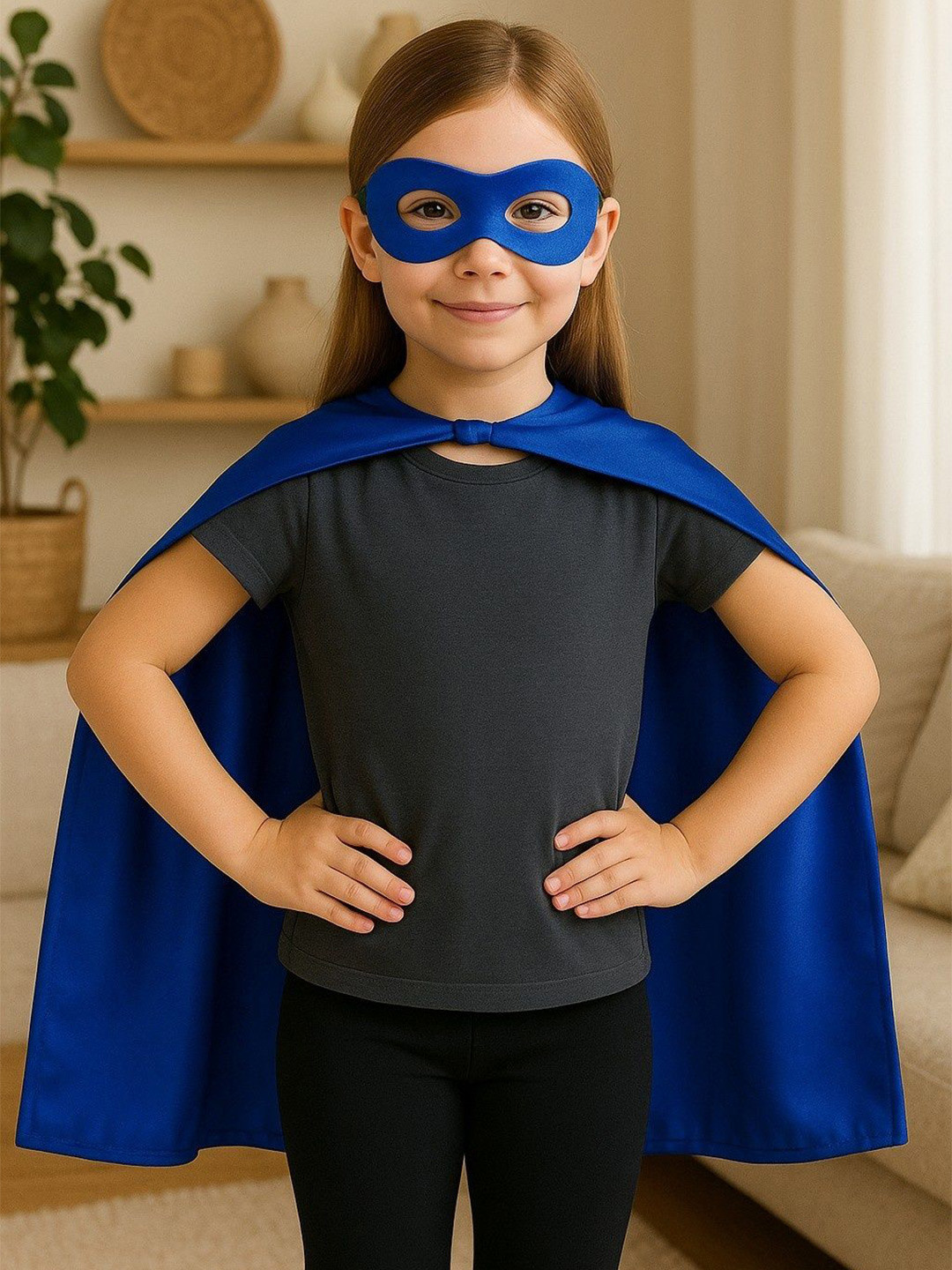 YUPPIN Kids Superhero Cape Longline Top