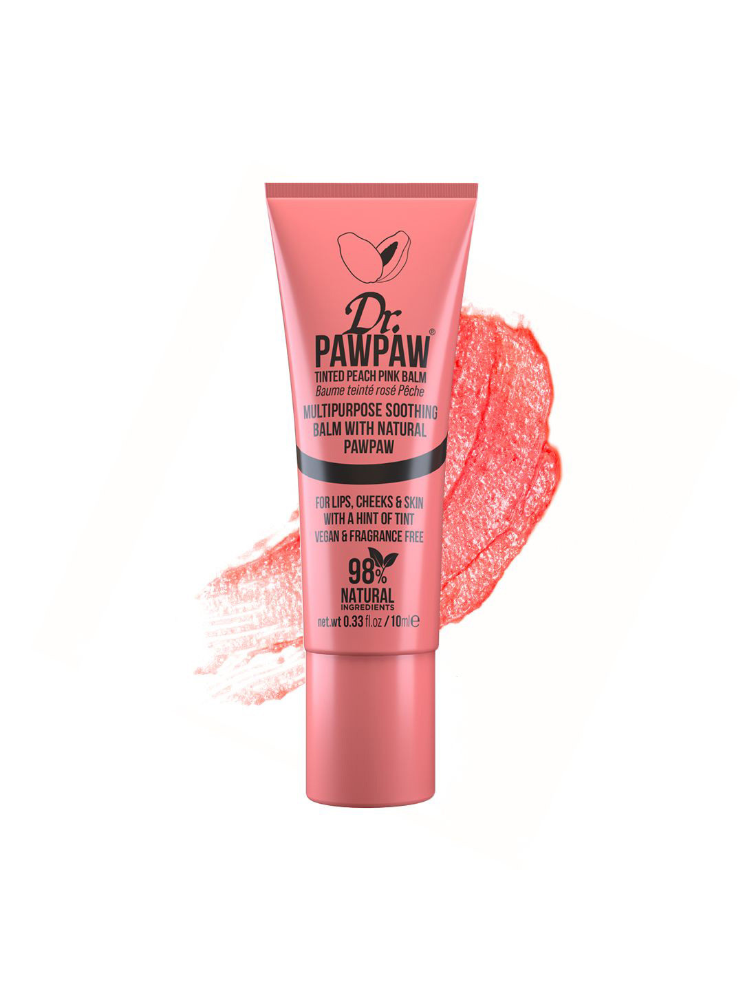 Dr. PAWPAW Tinted Peach Pink Lip Balm - 10 ml