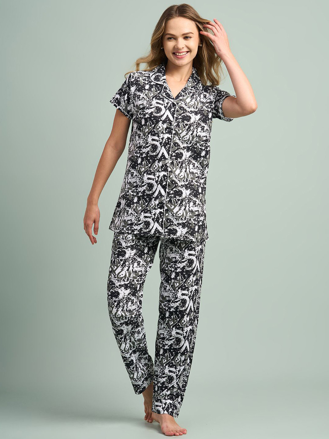 Juliana Dream Women Printed Night suit