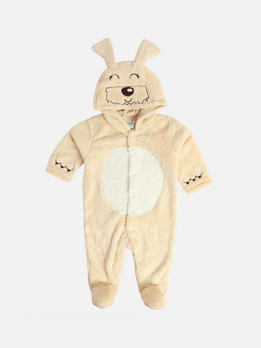 MINI KLUB Boys Cotton Full Sleeves Sleepsuit