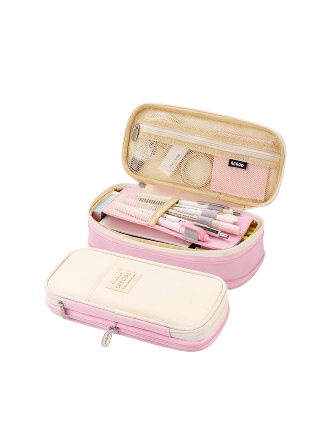 SWISS HORN Canvas Large Pencil Case