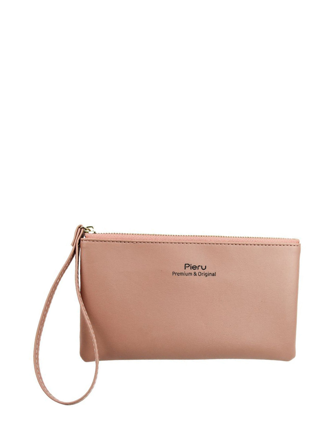 Pieru Women Brand Logo Printed Zip Around Wallet