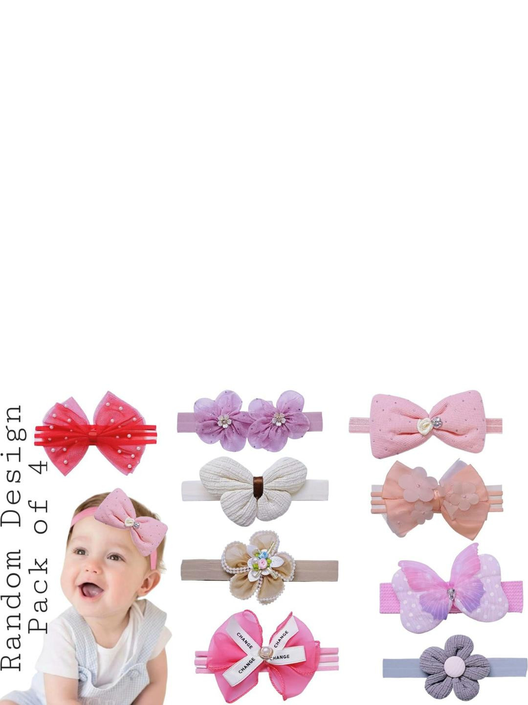 Medbuddy Babies Set of 4 Assorted Head Band