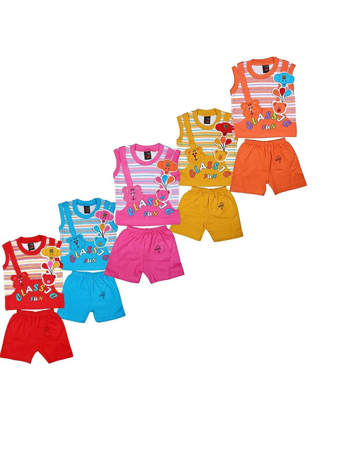 SK NAREN Girls Pure Cotton  Clothing Set