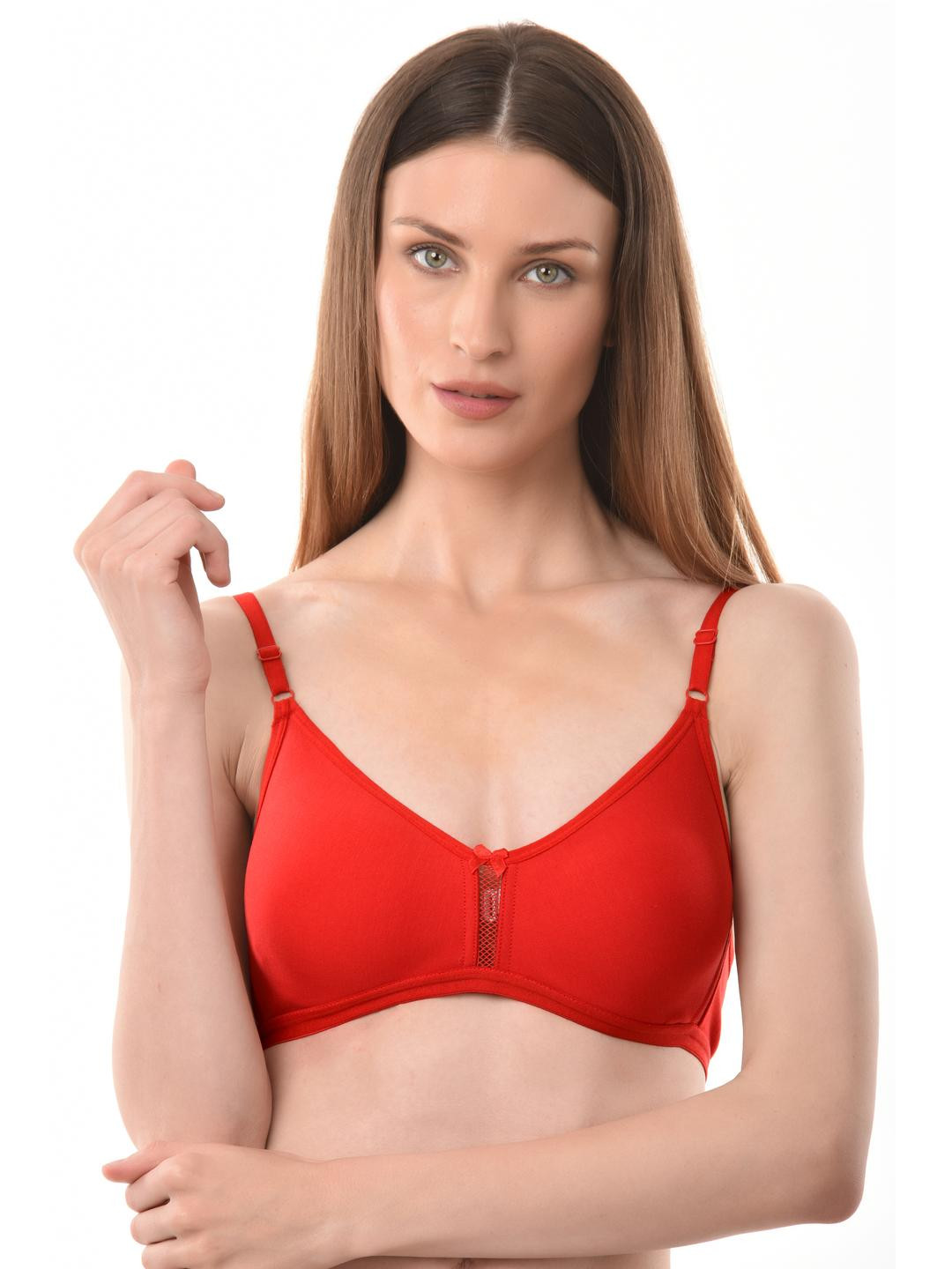 VANILA Pack Of 3 Red Full Coverage Everday Bra