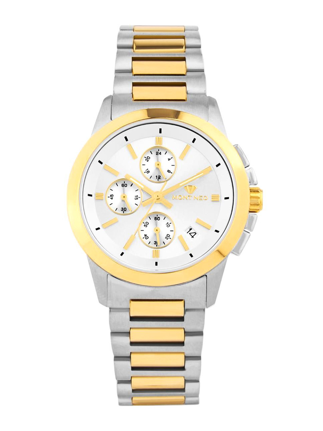 MONT NEO Men Quartz Dial & Bracelet Style Straps Analogue Watch G1051M-M1203