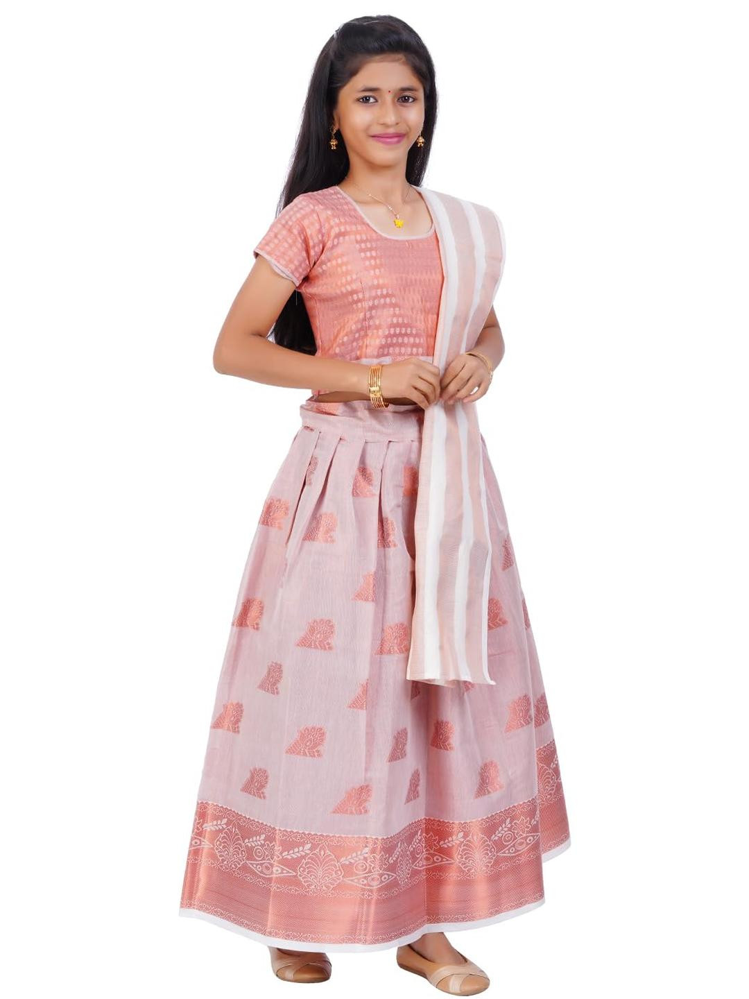 SKV ETHNIVERSE I Padmavathi's Ethnic wear pattu pavadai lehenga choli