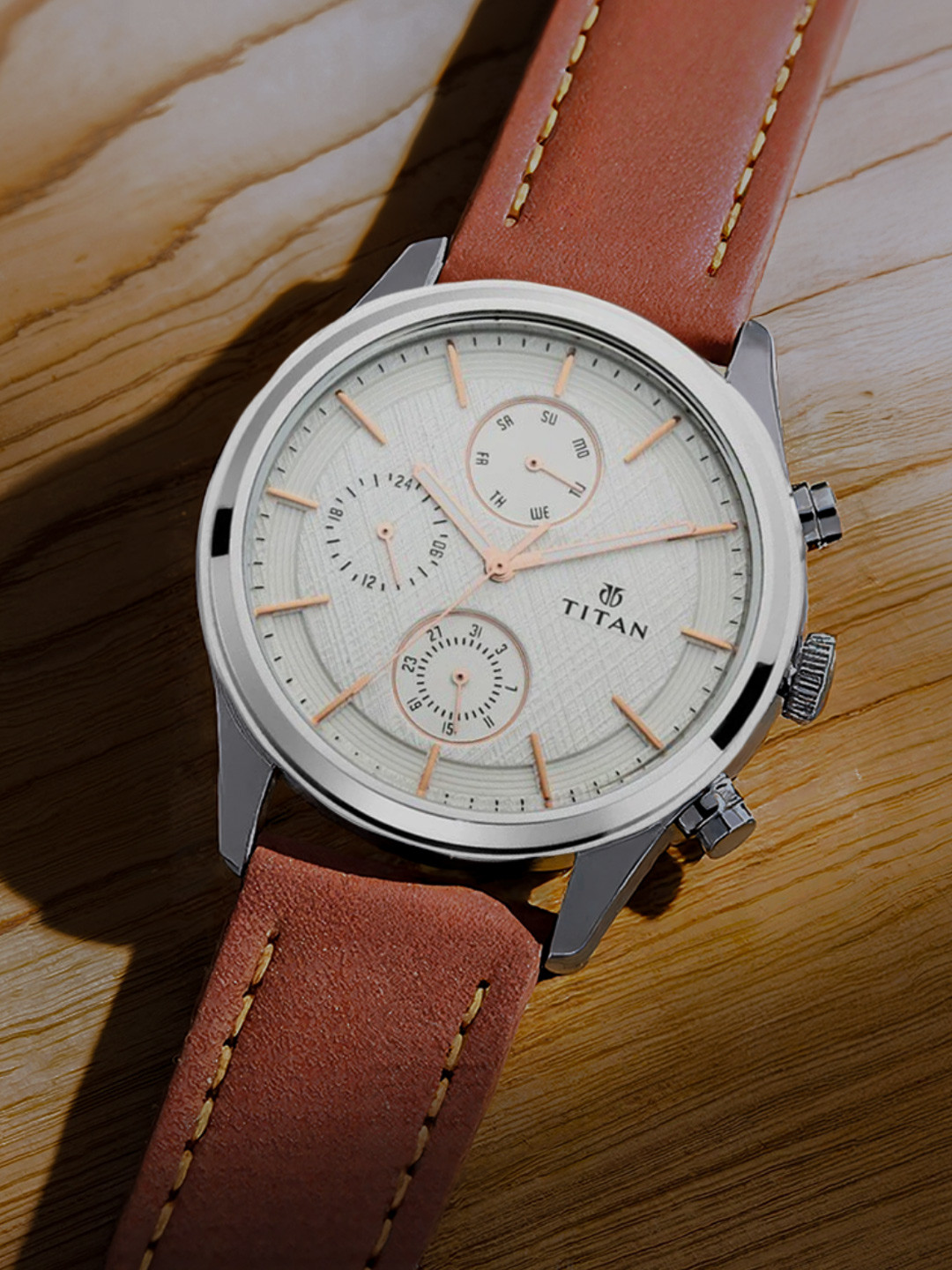 Titan Workwear Men Silver Analogue watch NL1805SL01