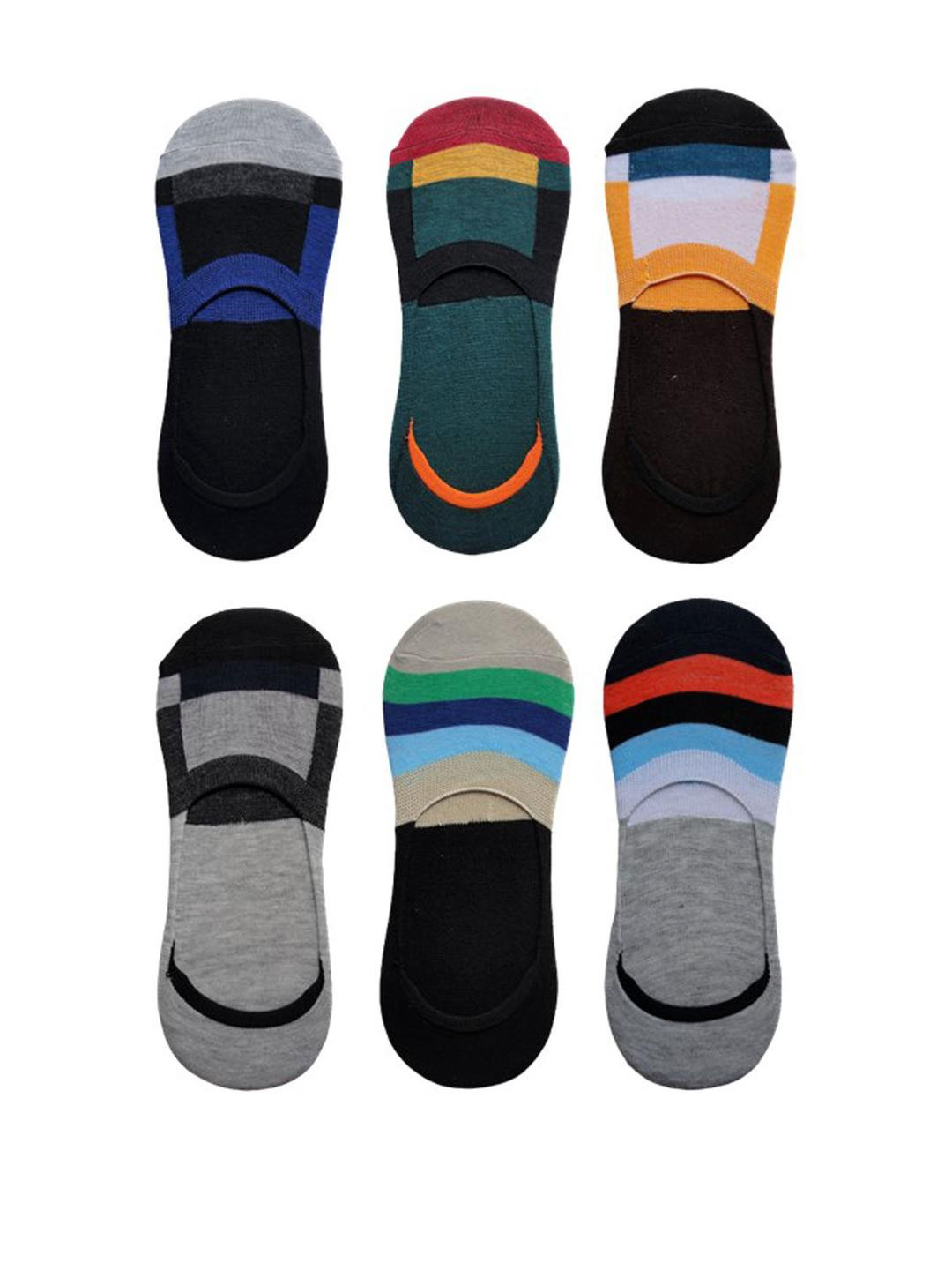 VOICI Unisex No Show Loafer Socks Set of 6