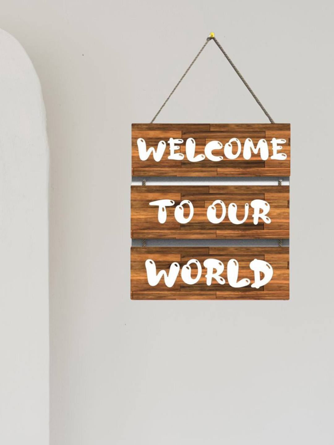 Tiny Shiny Multicoloured MDF  Wall Decor