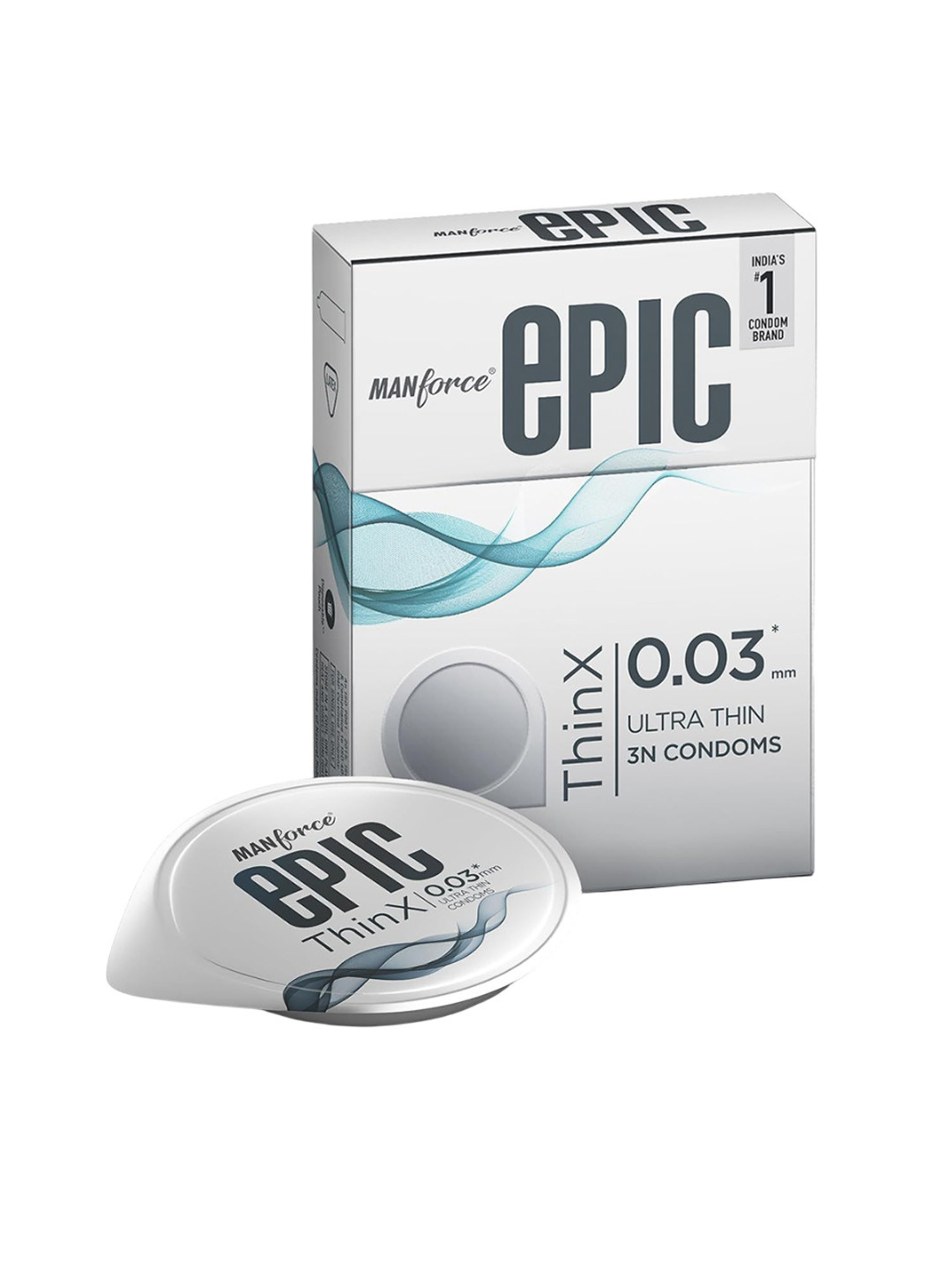 Manforce Epic ThinX Ultra Thin Condoms - 3 Pieces