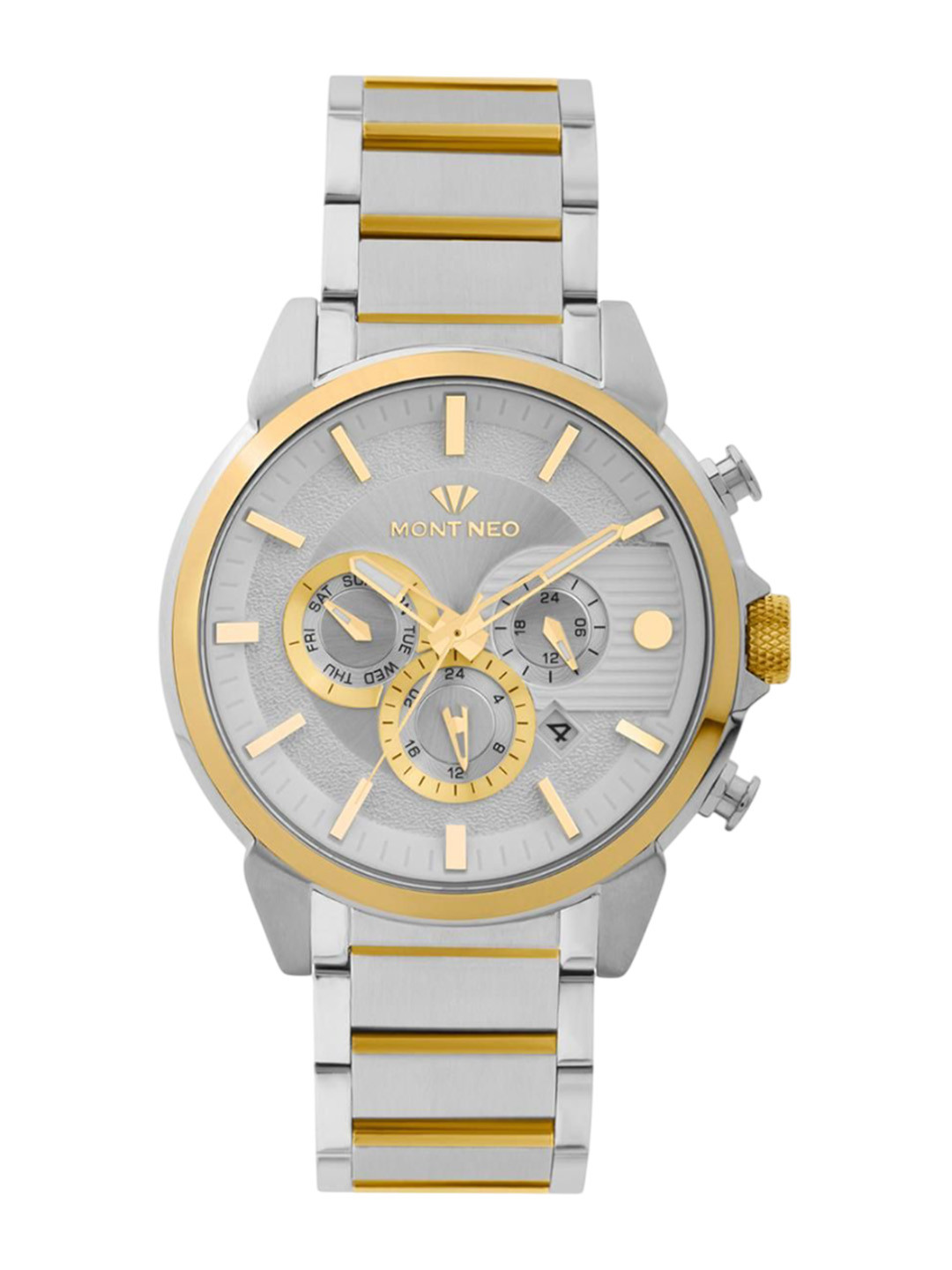 MONT NEO Men Patterned Dial Quartz Chronograph Analogue Watch 1058M-M1203