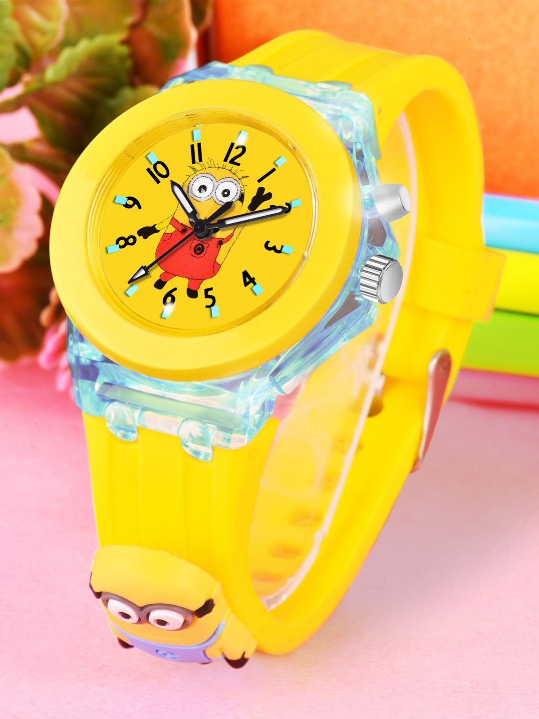 Cloudwood Boys Printed Dial & Straps Analogue Multi Function Watch 327 Minion
