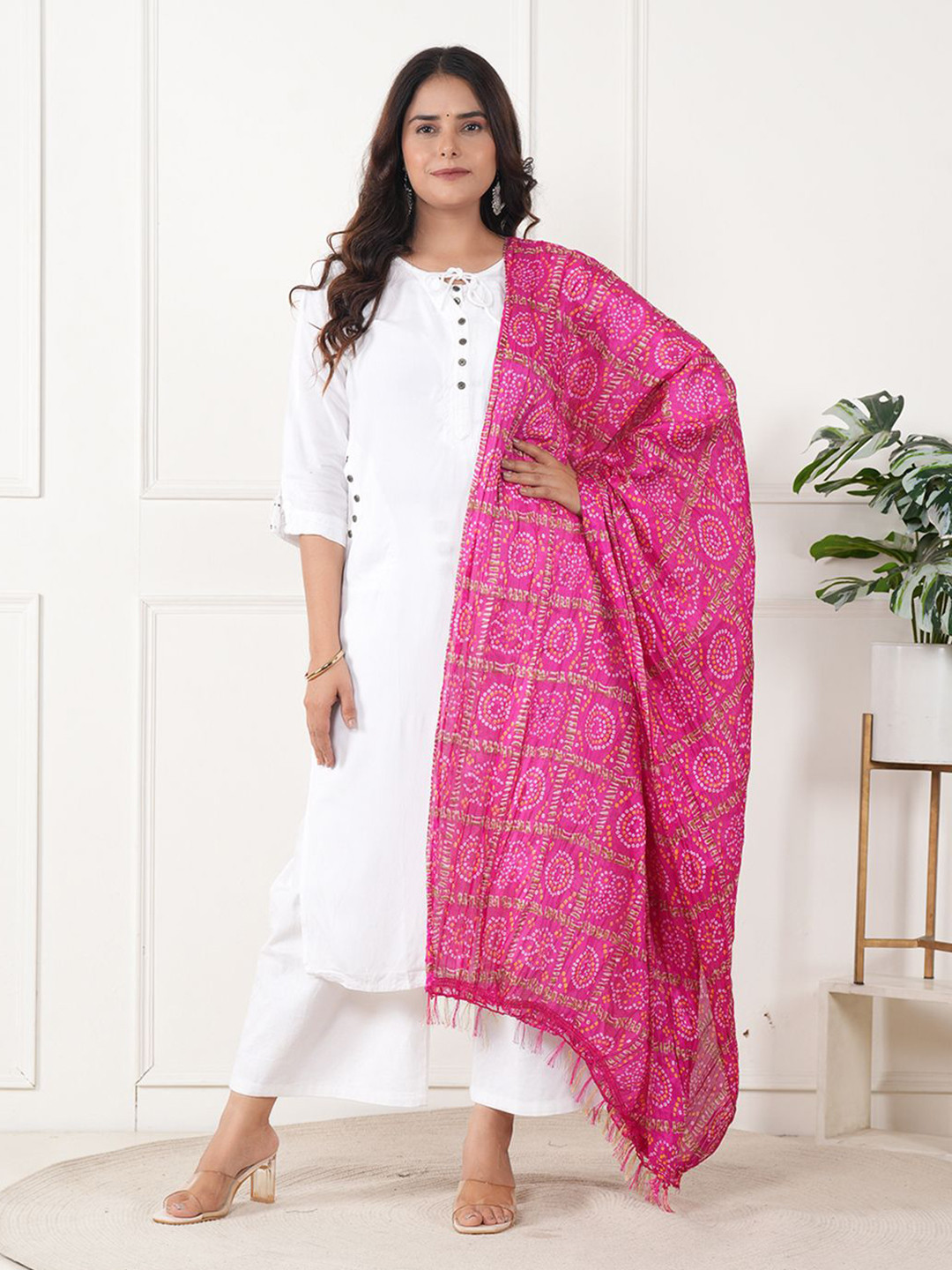 ZOOMBIE Bandhani Printed Printed Dupatta