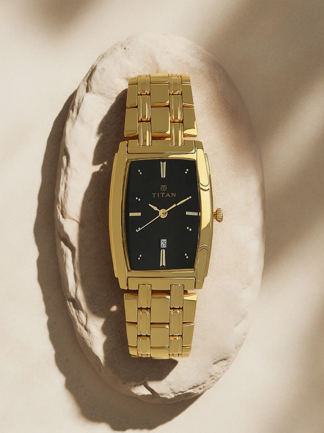 Titan Royal Men Black Analogue watch NL1163YM03