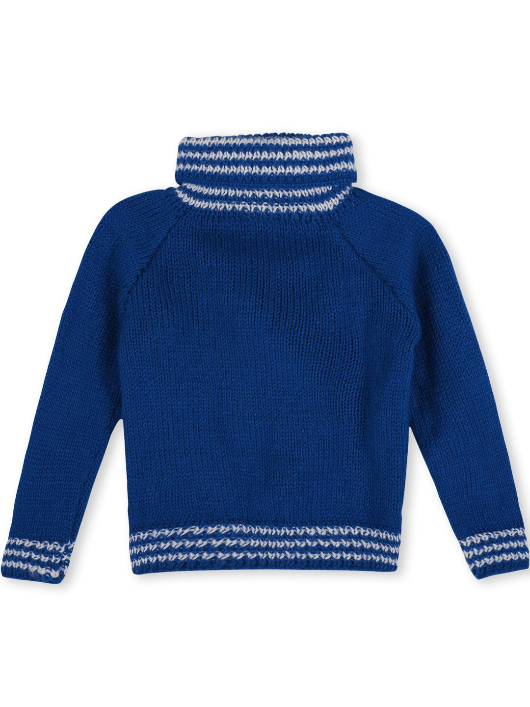 Star Lath Kids Self Design Open Knit Woollen Sweater Vest
