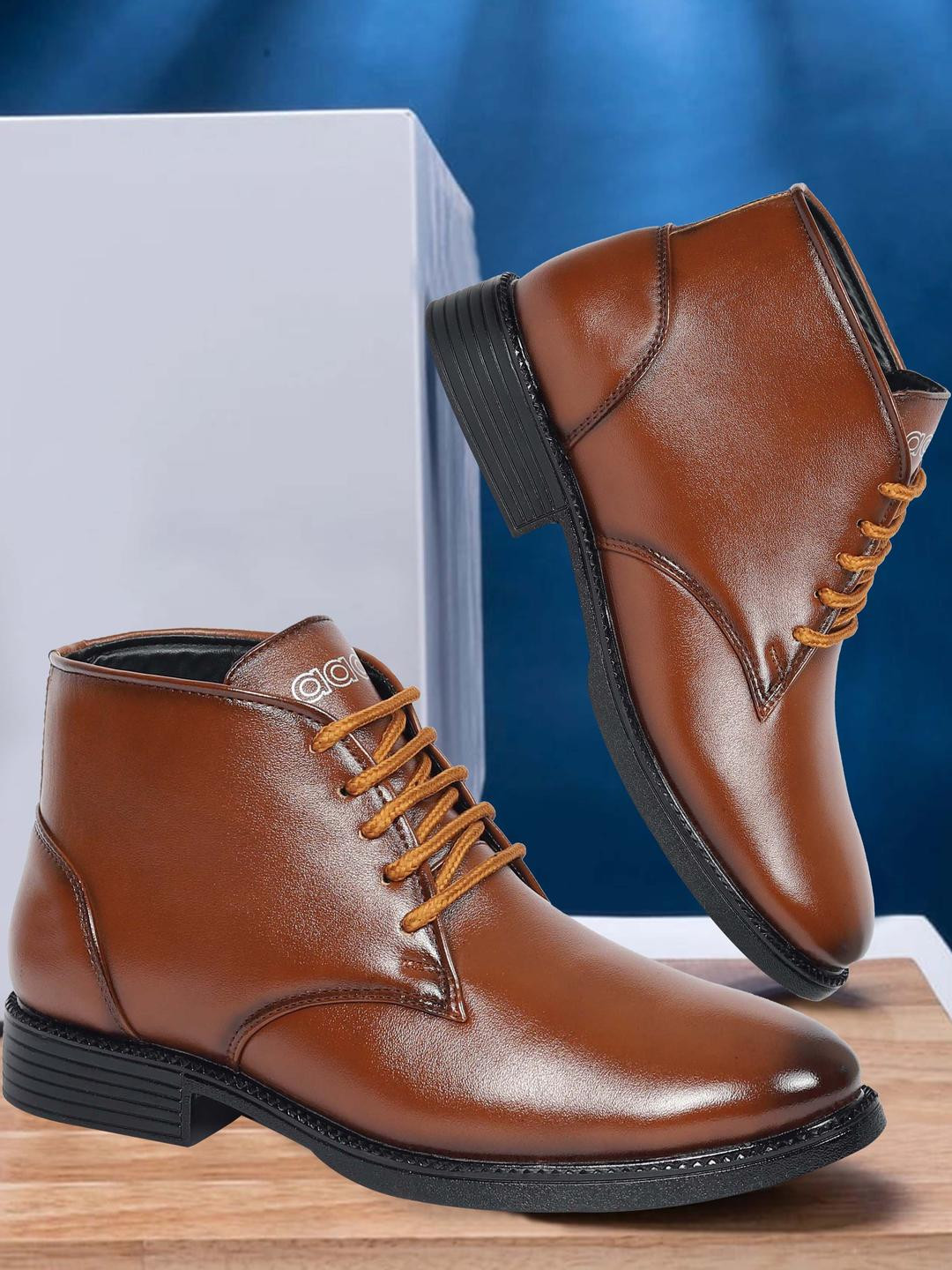 aadi Men Platform Lightweight Formal Boots