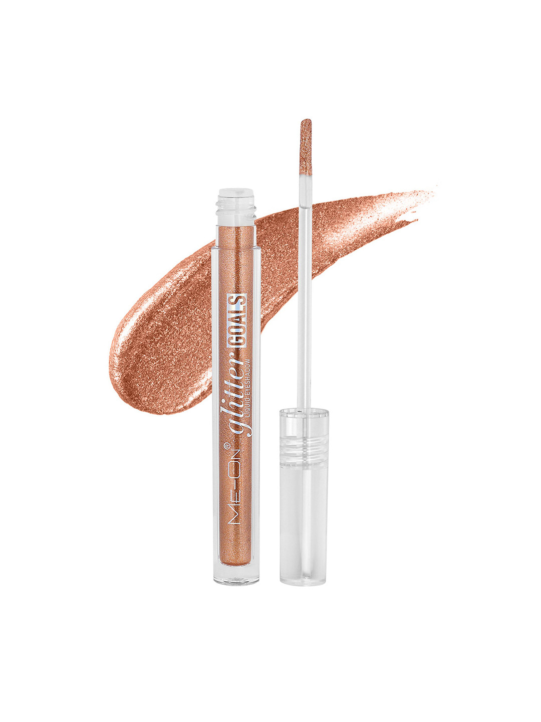 ME-ON Glitter Goals Easy Application Liquid Eyeshadow - 6 ml - Rose Gold -  04